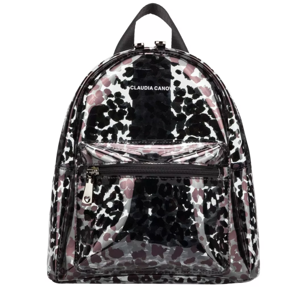 Anii XS Clear Backpack Zip Round Pkt Det