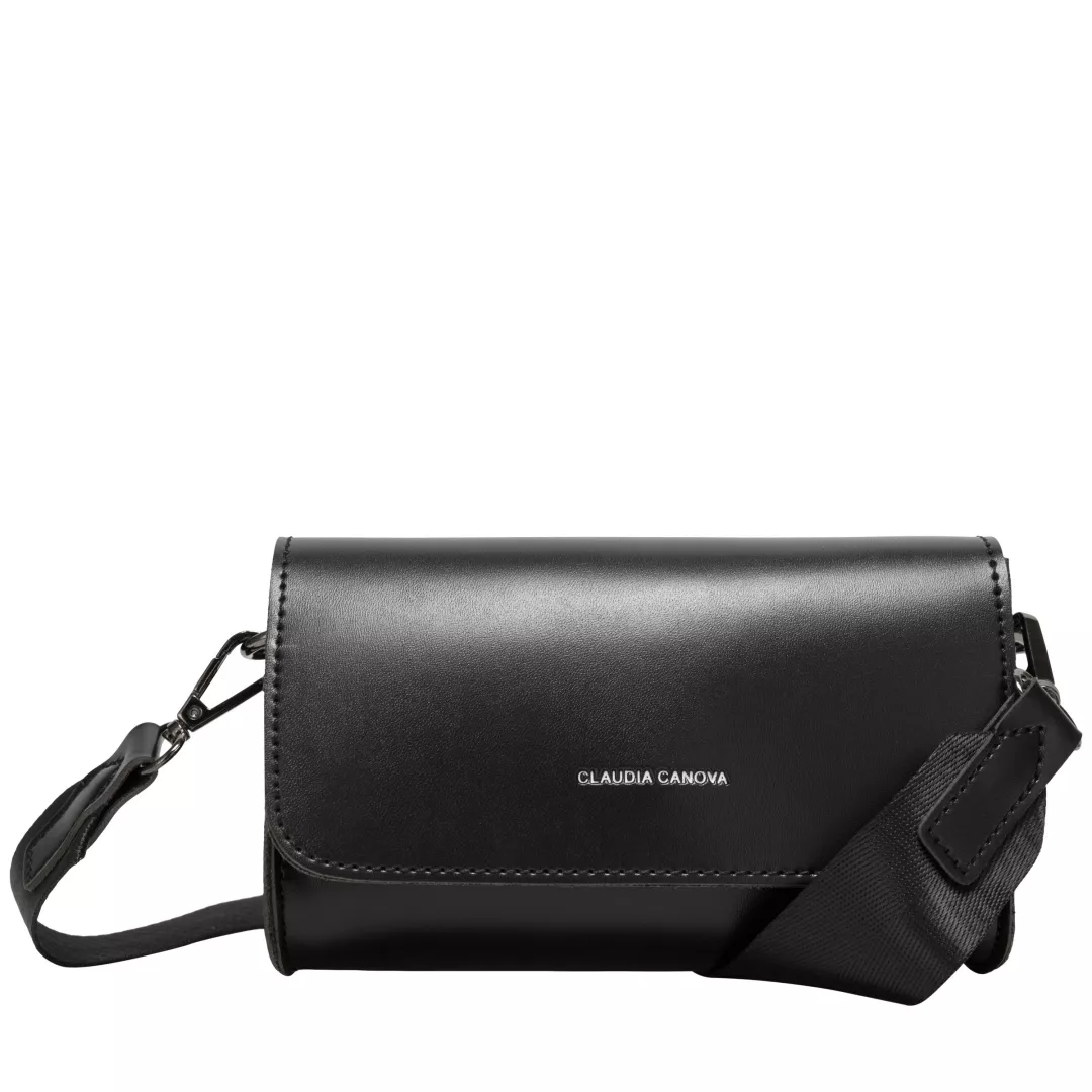 Leather flap over shoulder bag best sale