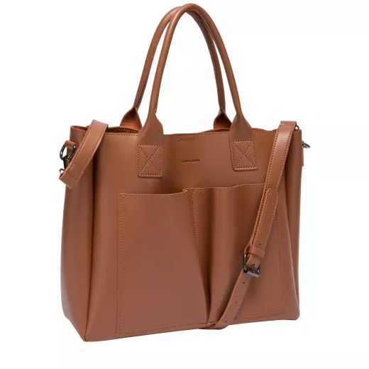 Megan Xl Front Pocketed Tote Bag Model