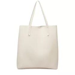 Unlined Pocket Shopper Tote Bag